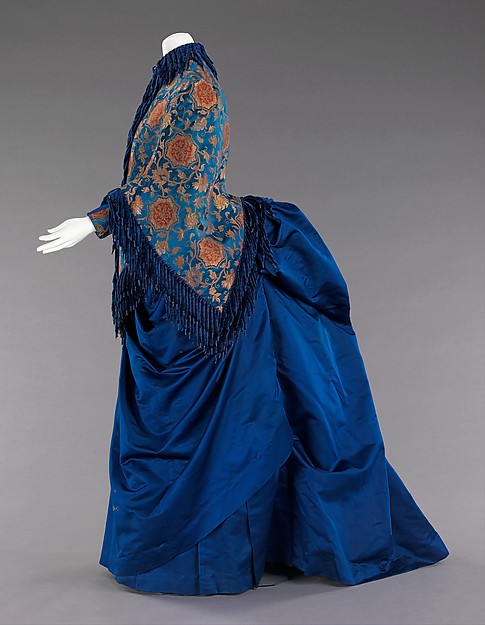American afternoon ensemble dated 1885–88