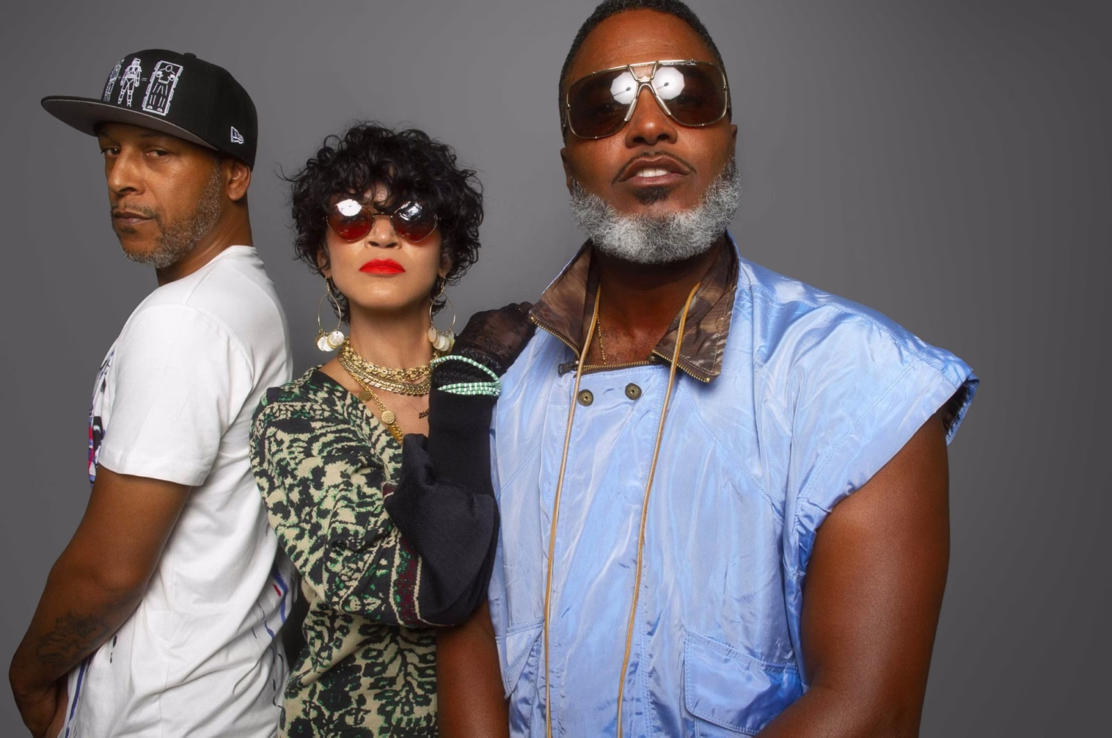 Digable Planets together in their official promotional portrait.