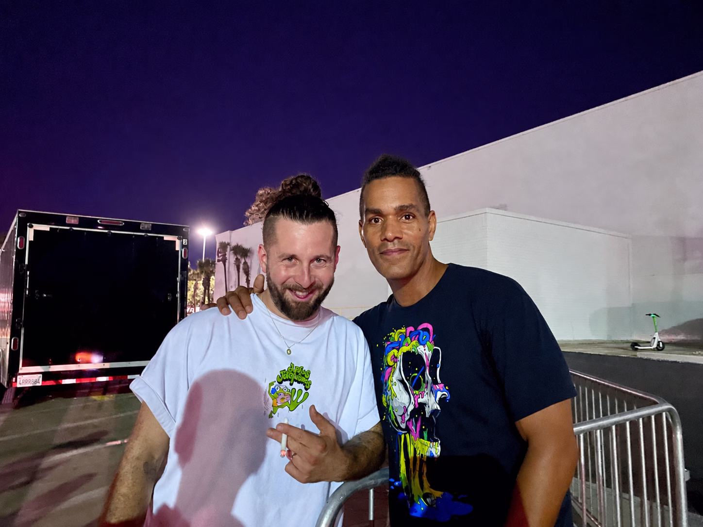 Chetuno with Elderbrook after his show at The Plaza Live in Orlando.