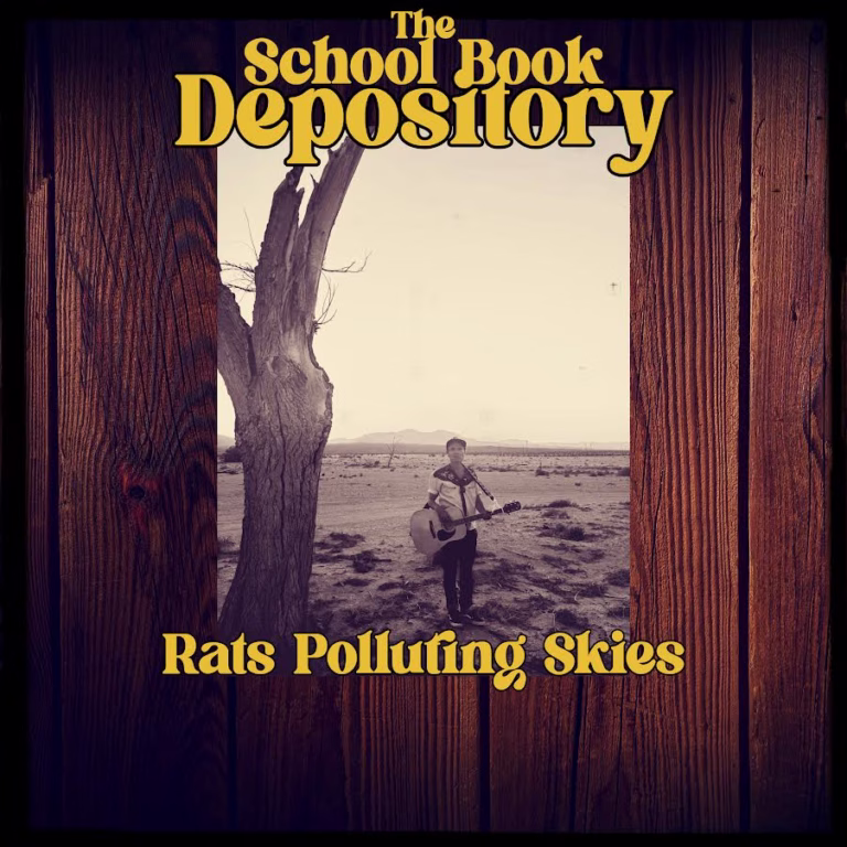The School Book Depository — Rats Polluting Skies cover art supplied by the artist