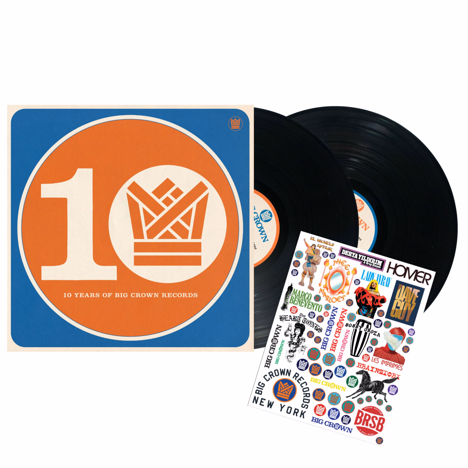Ten Years of Big Crown — official release artwork.